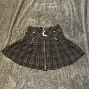 Killstar Kristen Pleated Skirt [TARTAN]
